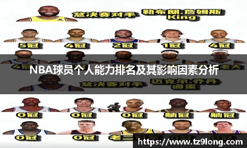 NBA球员个人能力排名及其影响因素分析